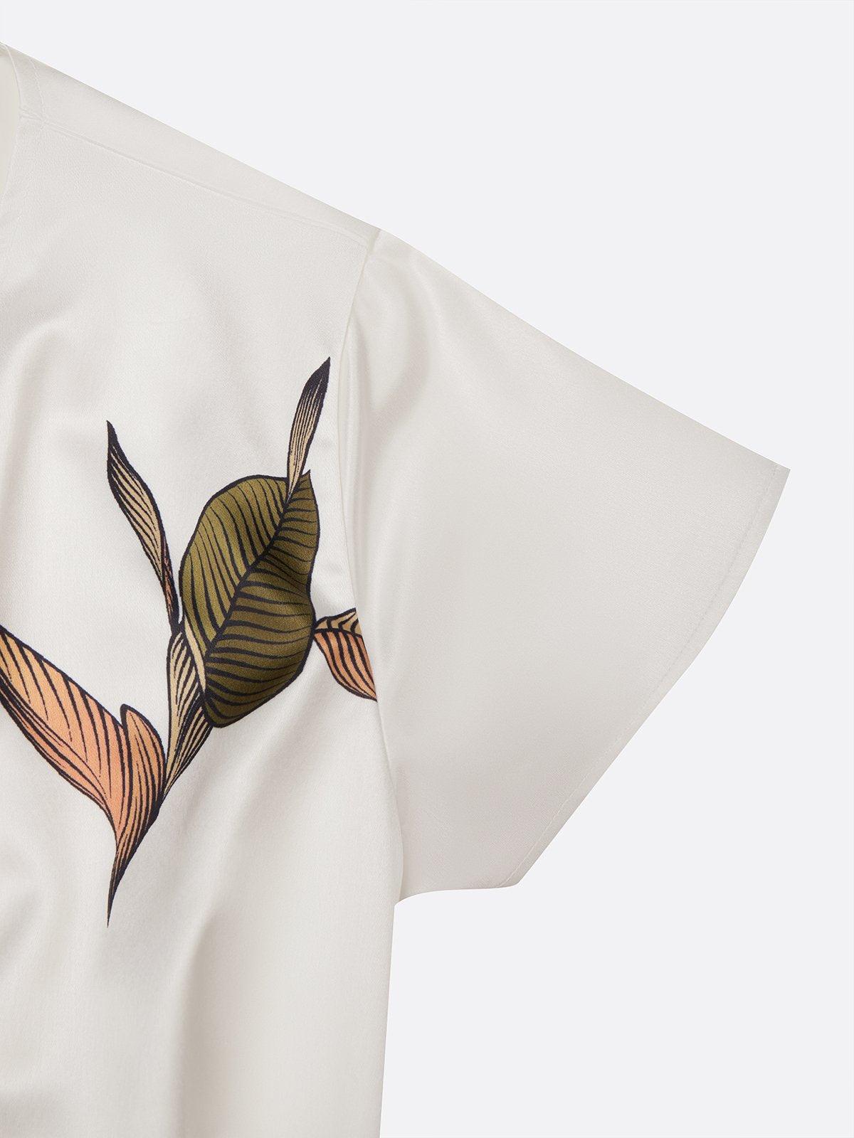 Elin™ - Elegante Wikkeljurk met Bloemenpatroon
