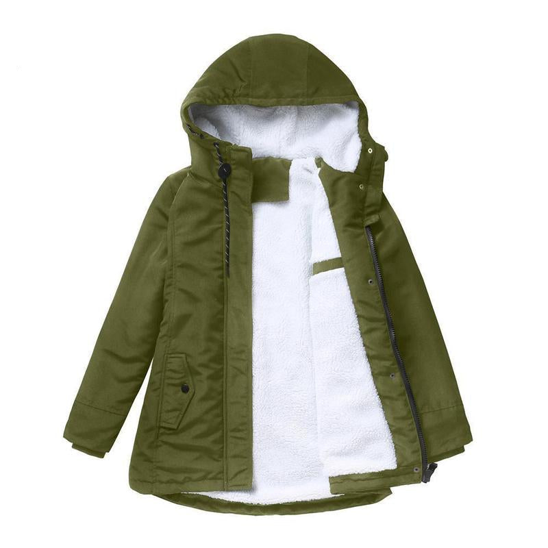 Rosalie – Gewatteerde winterjas met capuchon