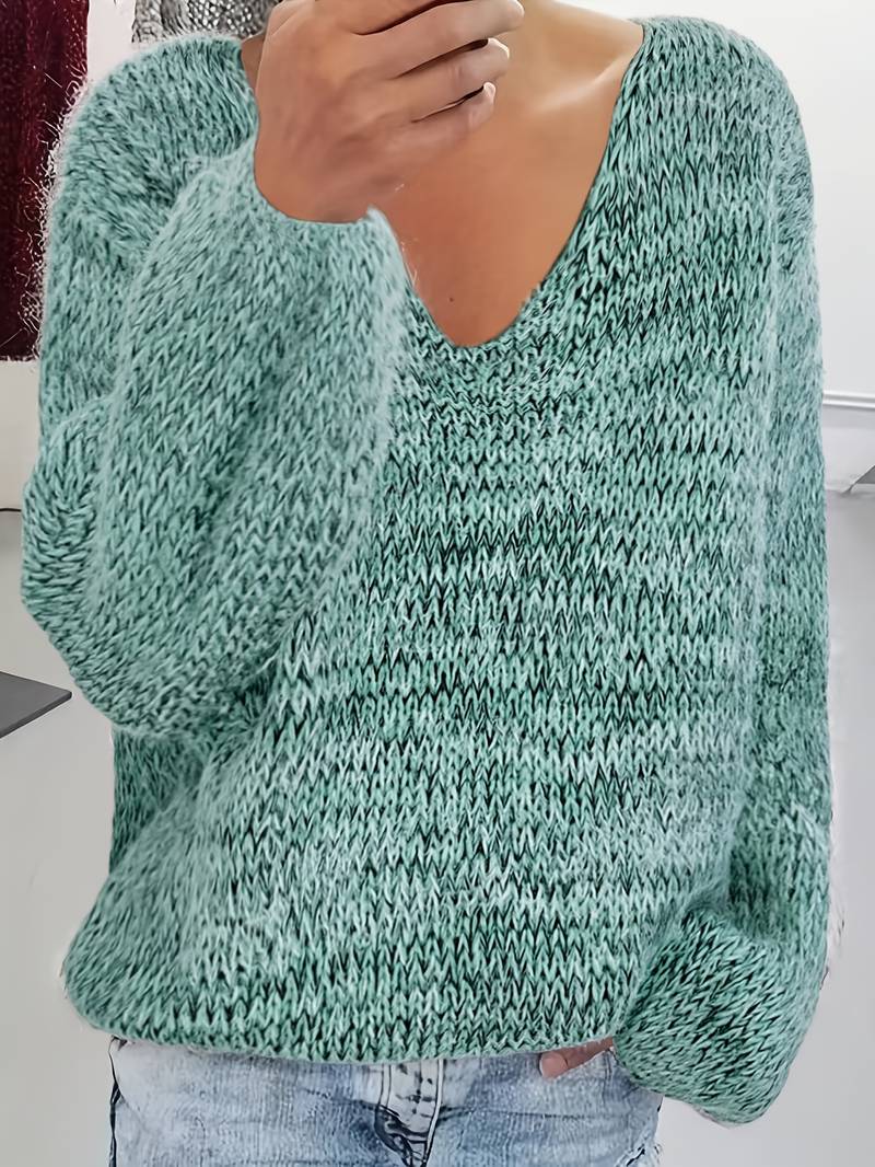 Noa – Gebreide trui met V-hals
