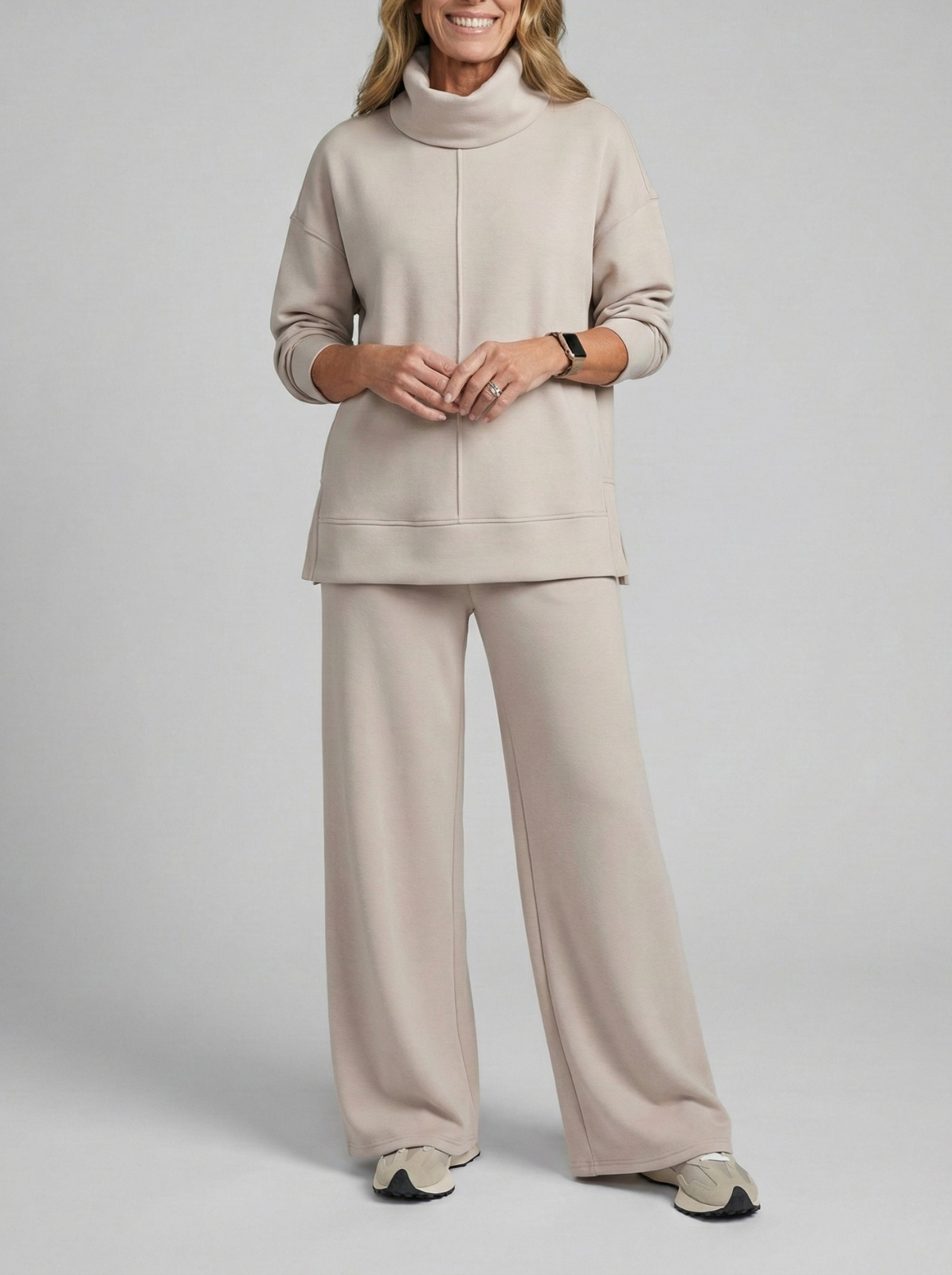 Lotte – Comfortabele set met wijde broek