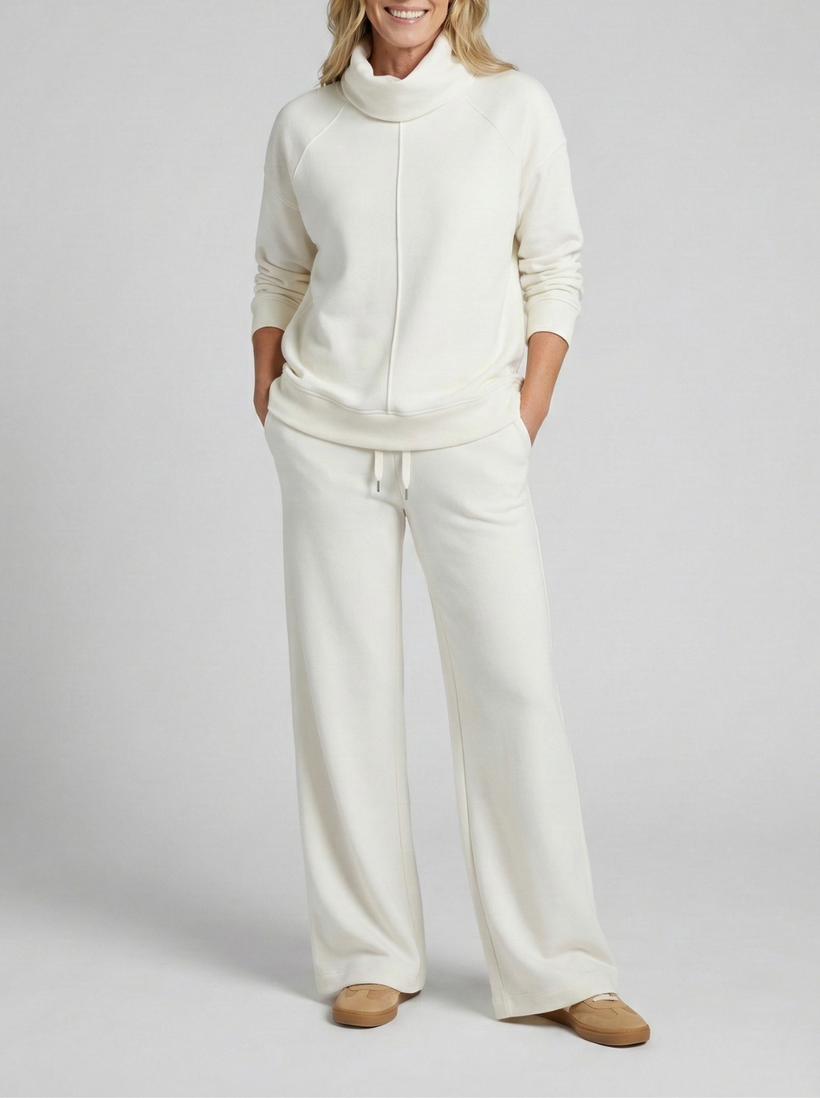Lotte – Comfortabele set met wijde broek