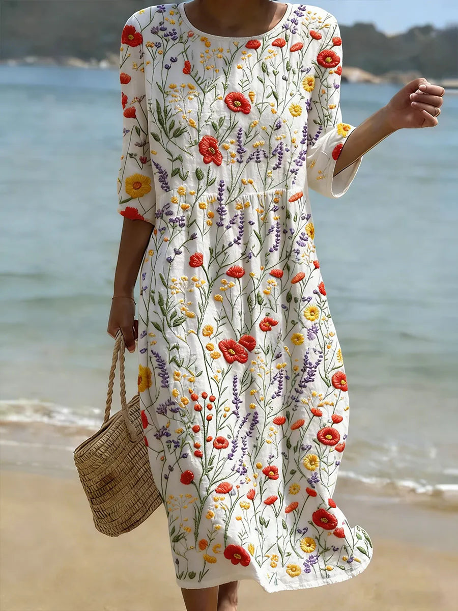 Nicole - Elegante Bloemenjurk