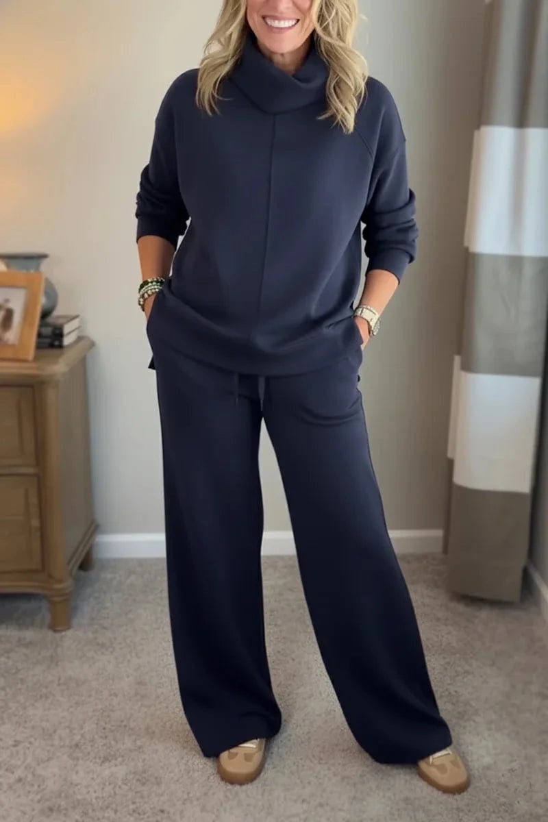 Livia – Comfortabele set met colkraag