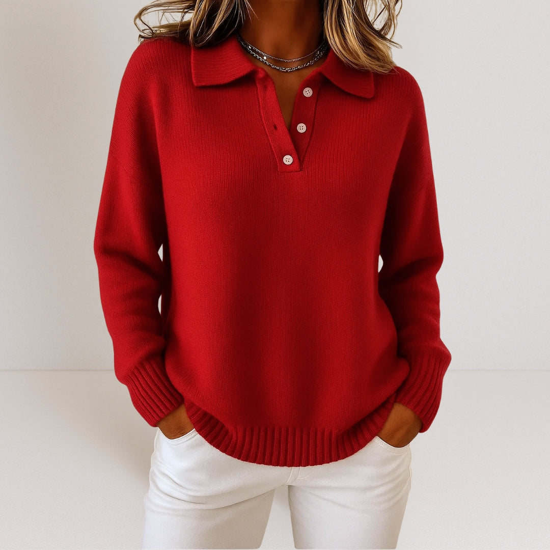 Olivia – Trui met knoopsluiting