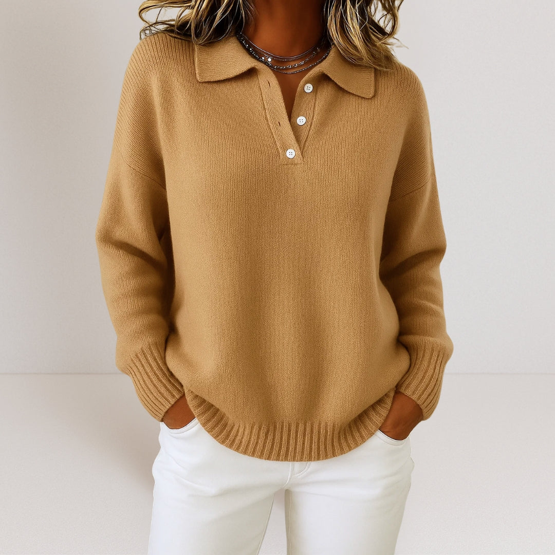 Olivia – Trui met knoopsluiting