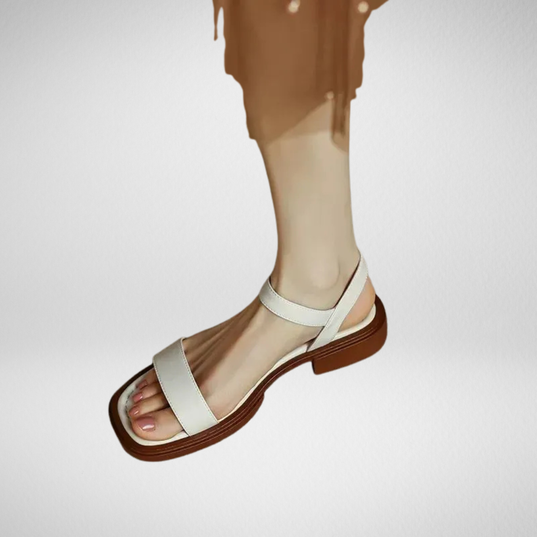 Evelyn - Leren Sandalen