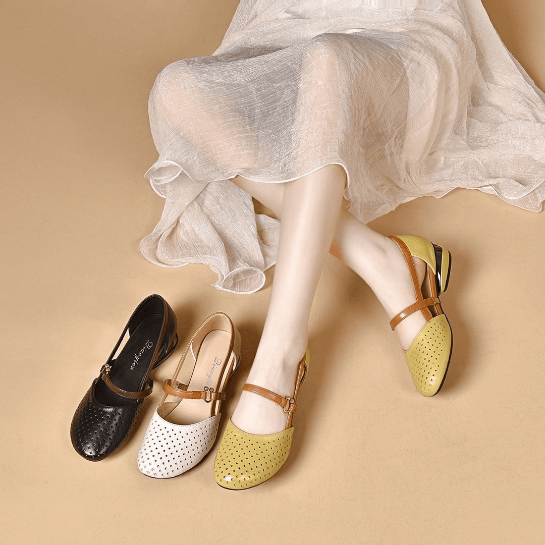 Lovana - Sandalen met lage hak