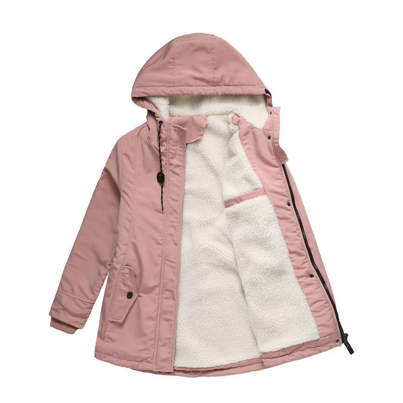 Rosalie – Gewatteerde winterjas met capuchon