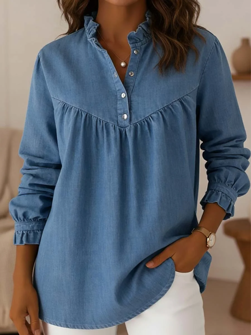 Evi – Blouse met knopen