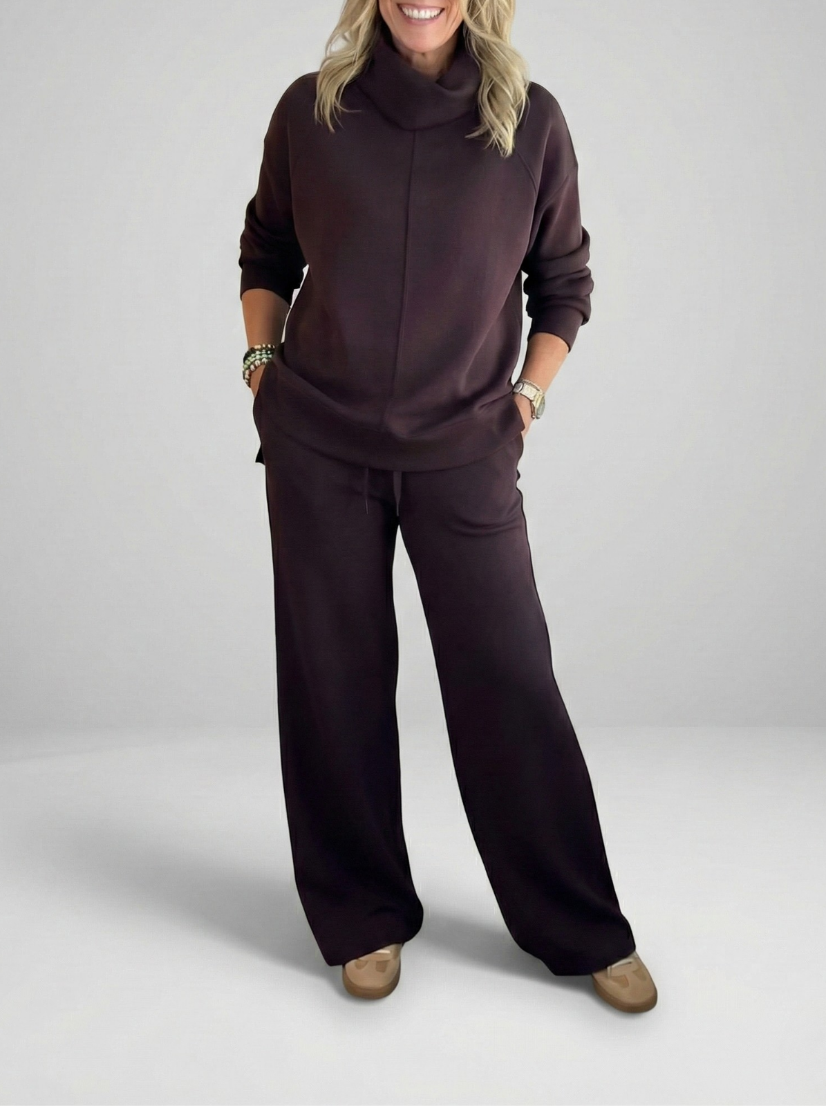 Lotte – Comfortabele set met wijde broek