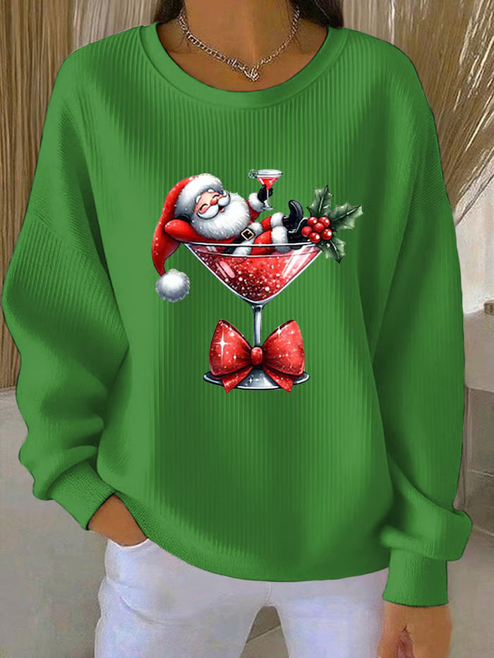 Lotte - Kersttrui met speels kerstmanontwerp