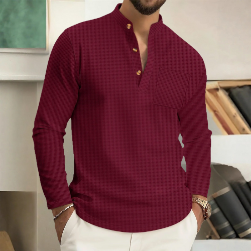 Lucas – Polo met knoopsluiting