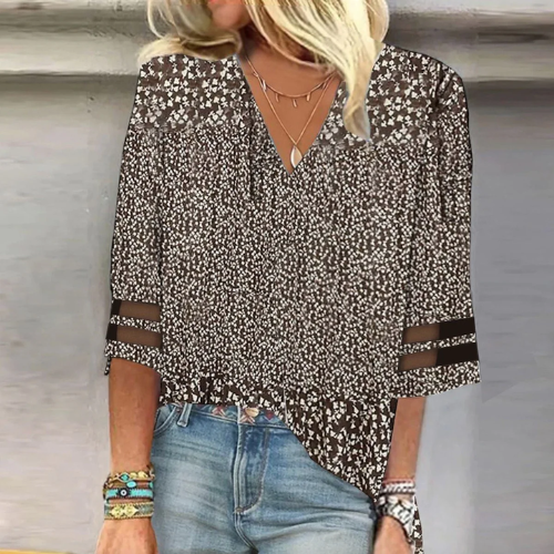 Lina – Blouse met V-hals