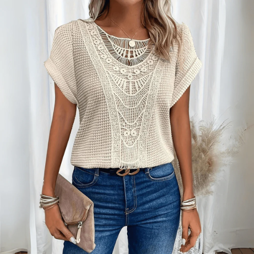Mila – Blouse met V-hals