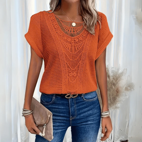 Mila – Blouse met V-hals