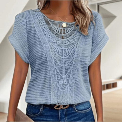 Mila – Blouse met V-hals