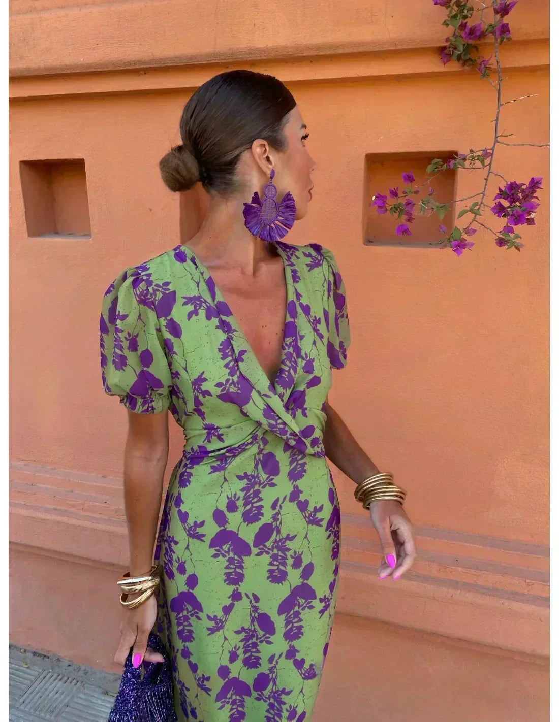 Lieke™ - Kleurrijke Zomerprint Jurk