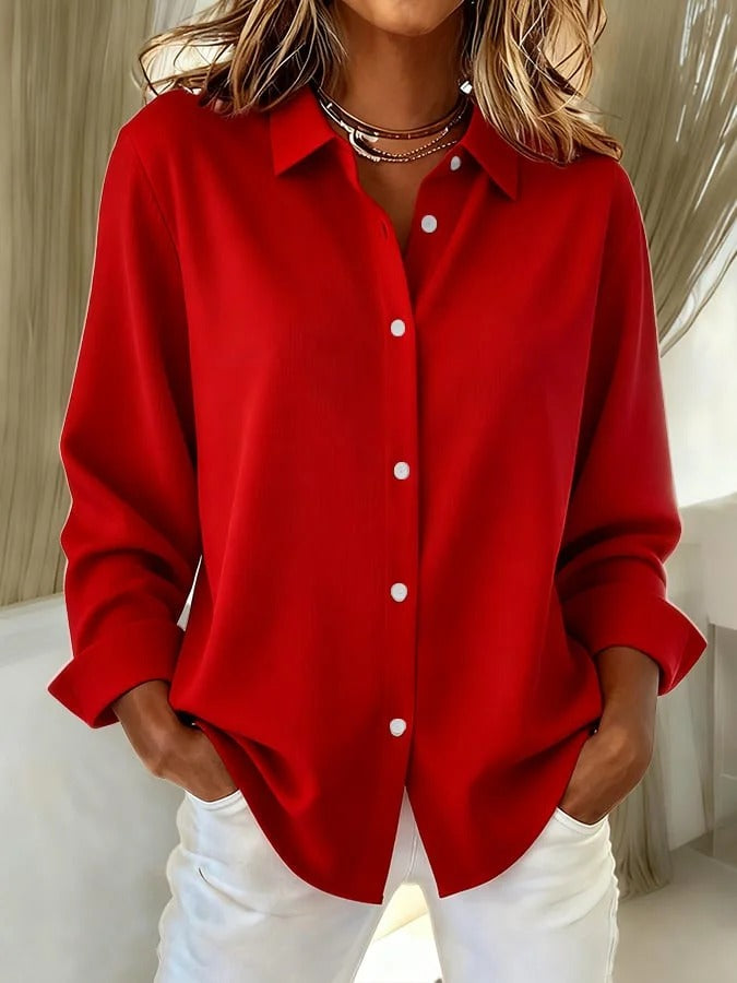 Lina – Elegante blouse met knoopsluiting