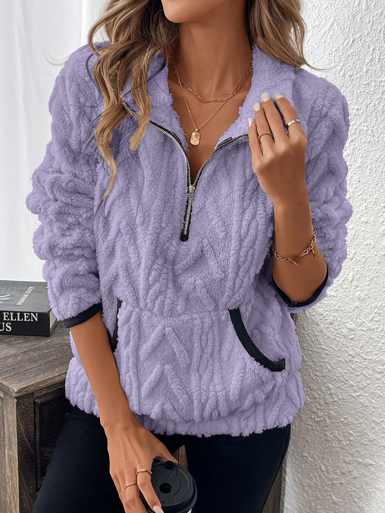 Lieke – Trui met ritssluiting