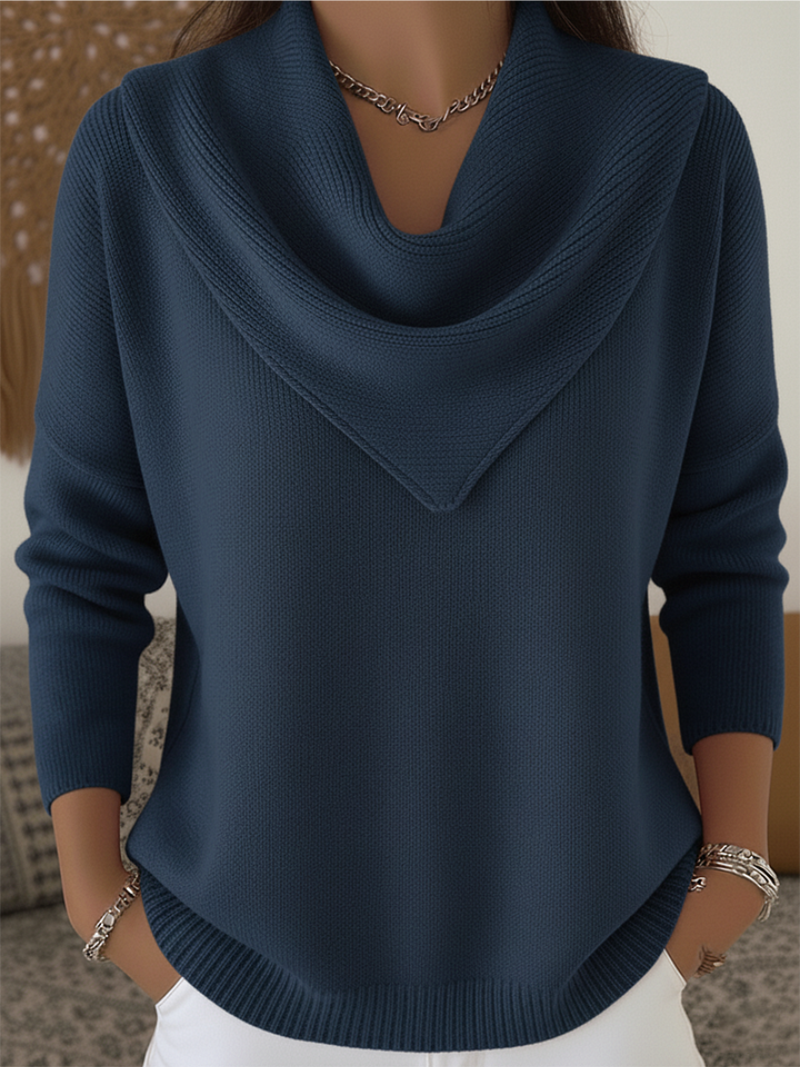 Nora – Trui met watervalhals