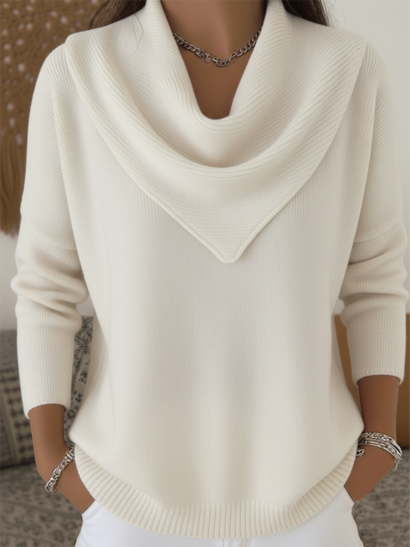 Nora – Trui met watervalhals
