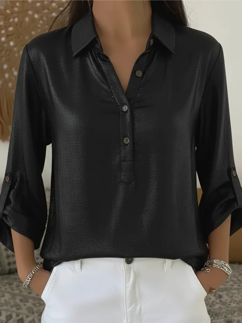 Vera – Blouse met V-hals