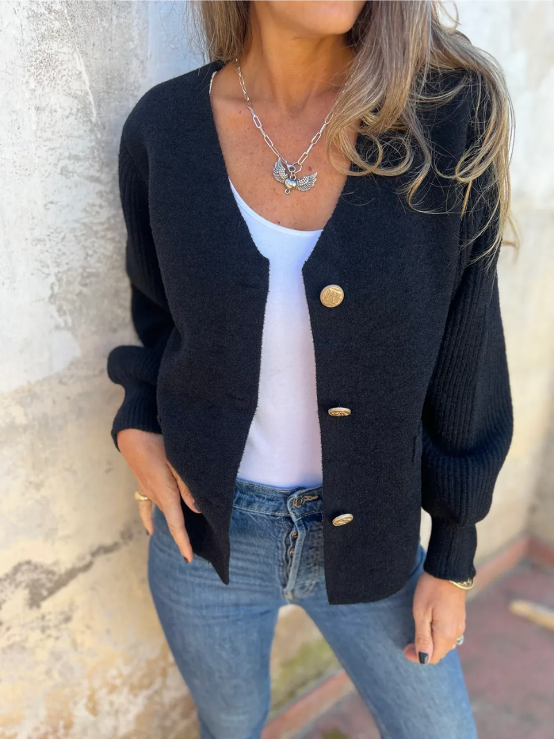 Eva – Vest met knoopsluiting