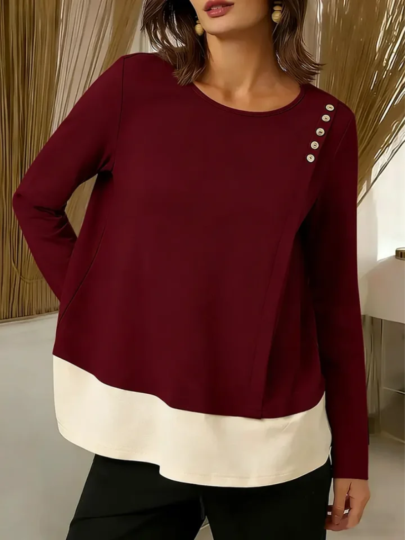 Sofie – Top met knoopdetails