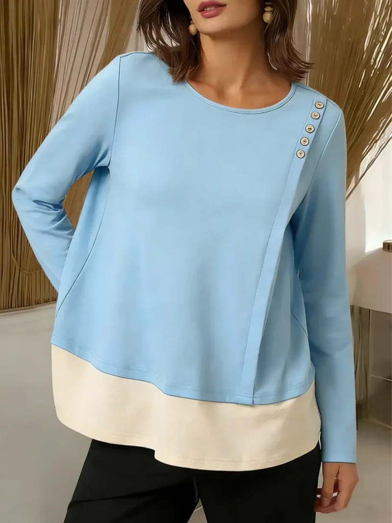 Sofie – Top met knoopdetails
