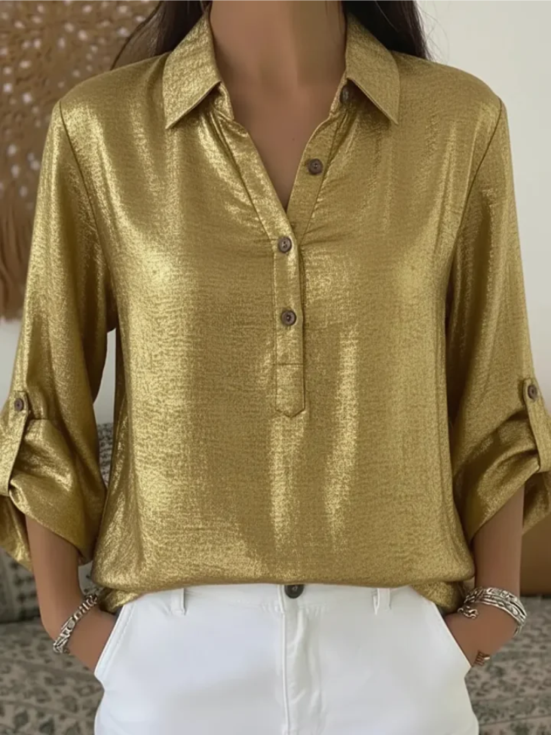 Vera – Blouse met V-hals