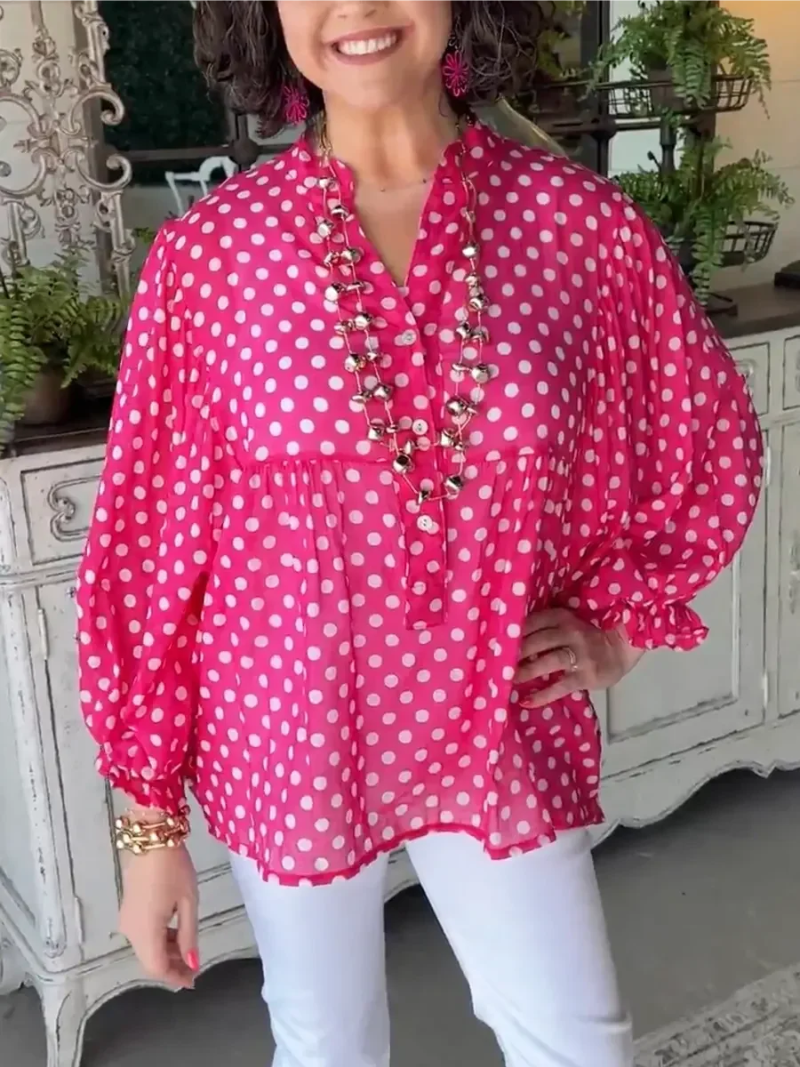 Mila – Blouse met knoopsluiting