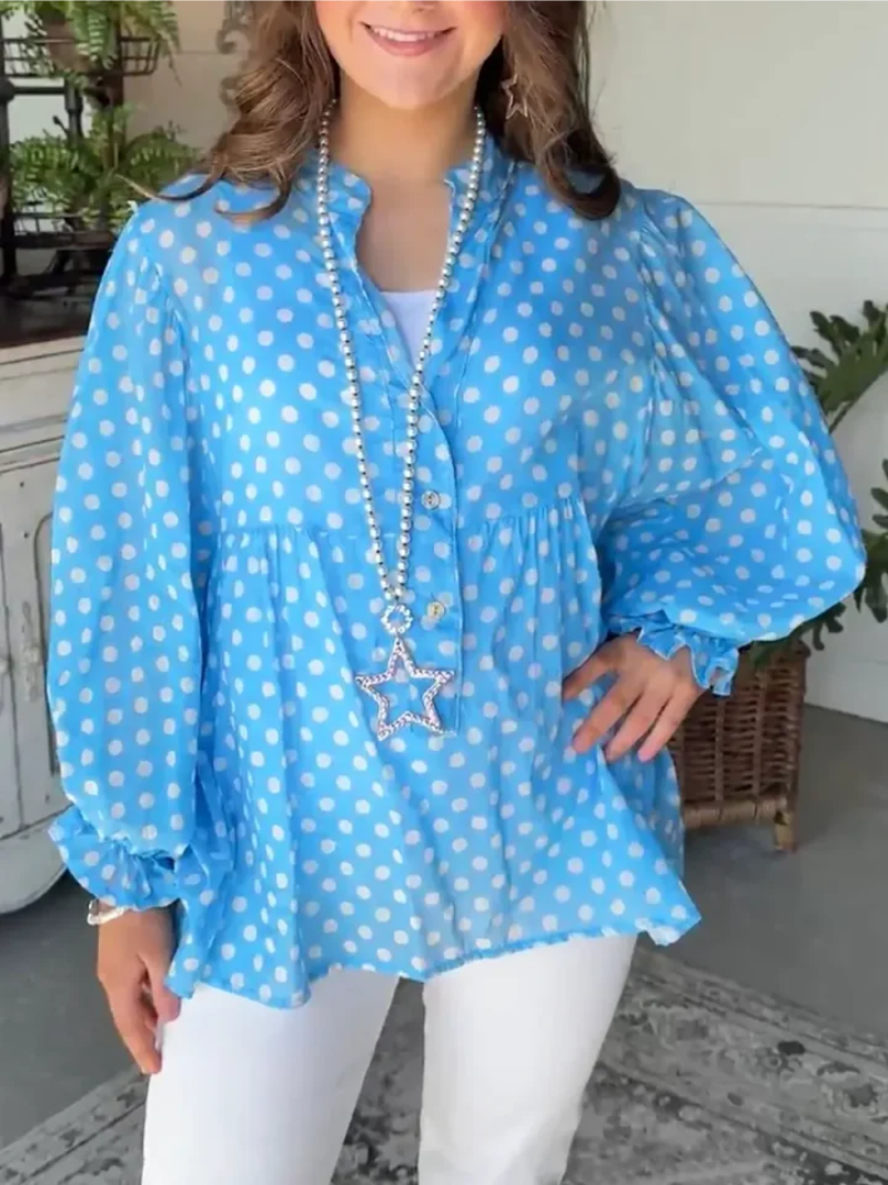 Mila – Blouse met knoopsluiting