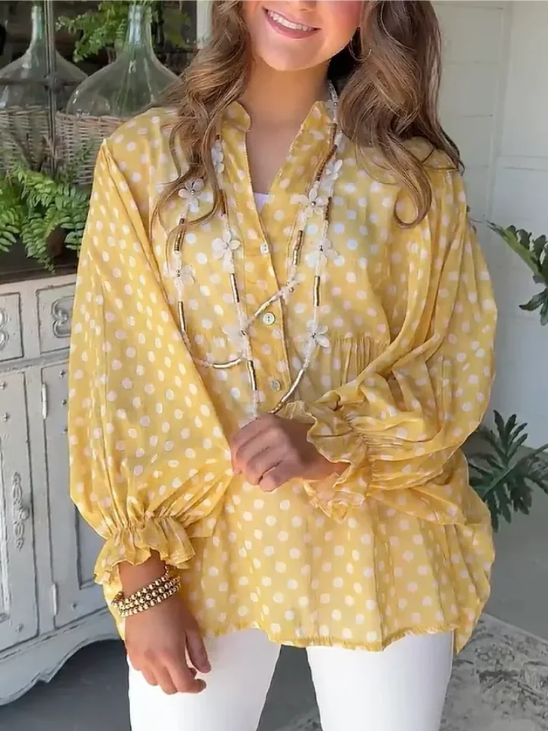 Mila – Blouse met knoopsluiting