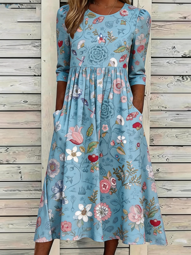 Lina – Jurk met bloemenprint