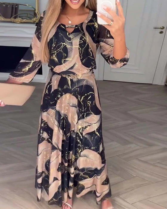 Valora – Jurk met print