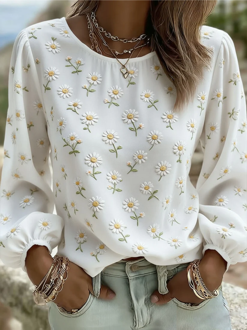 Elise – Blouse met bloemen