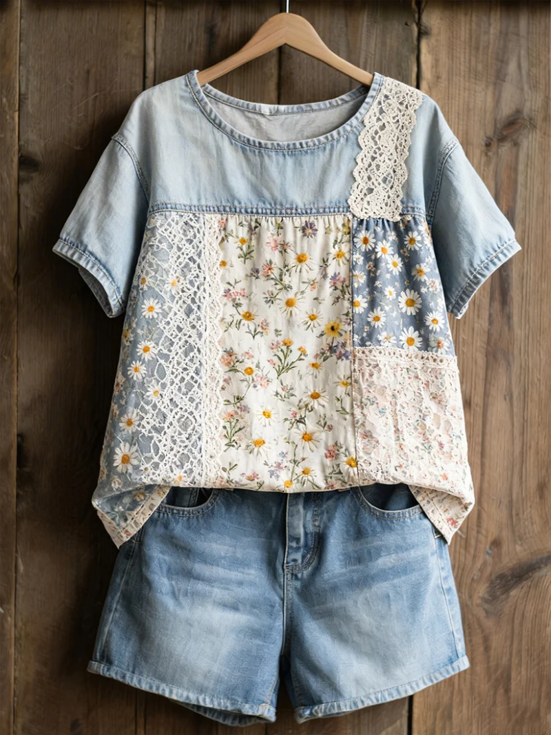 Elise – Blouse met bloemenprint