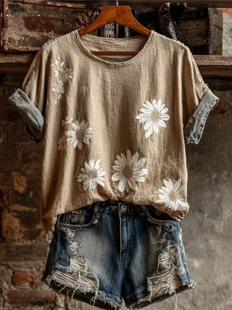Fleur – Top met bloemenprint