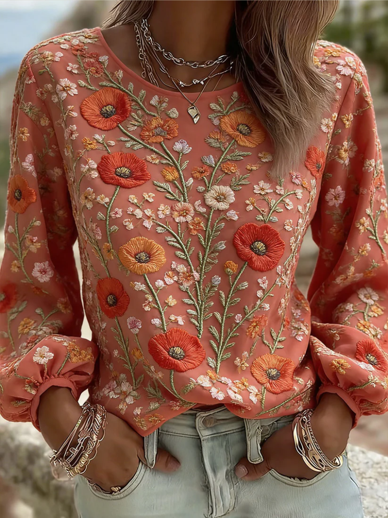 Lotte – Blouse met bloemenprint