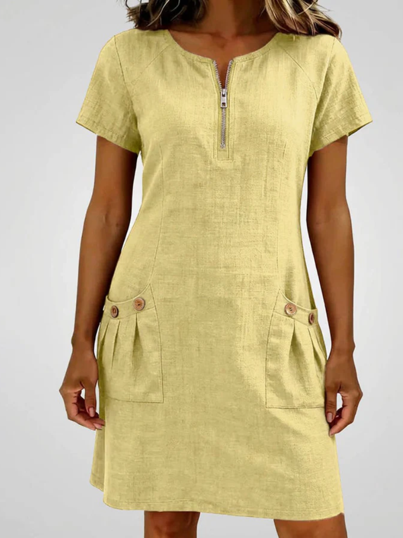 Rosalie – Jurk met ritsdetail