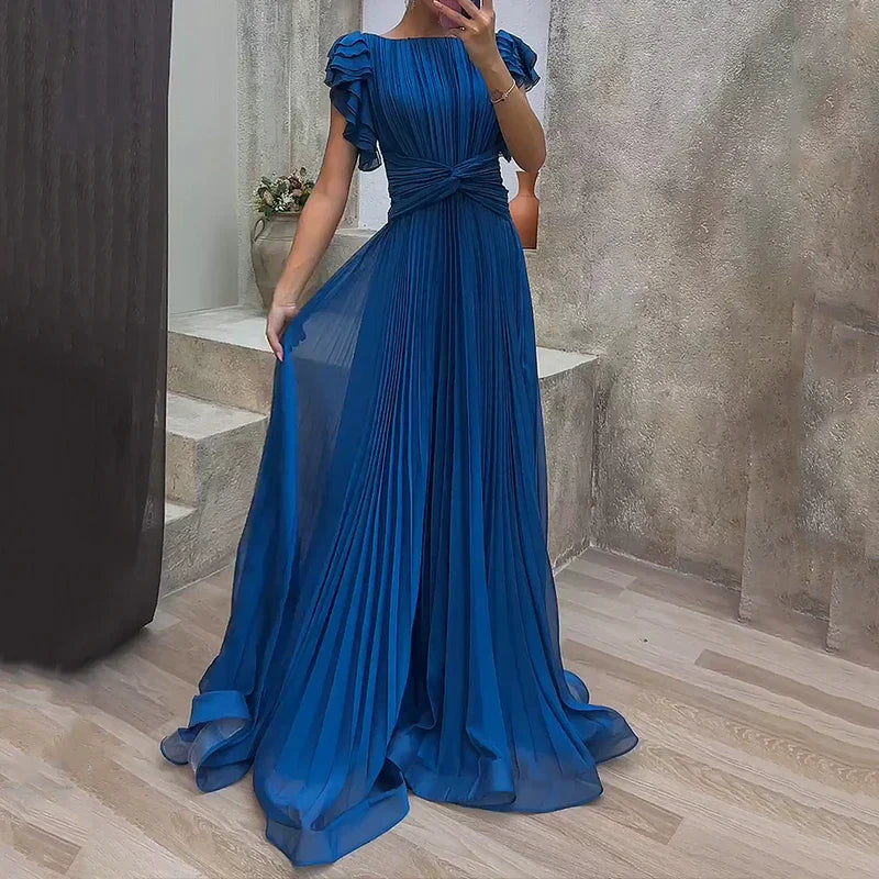 Mud™ - Elegante Plissé Avondjurk