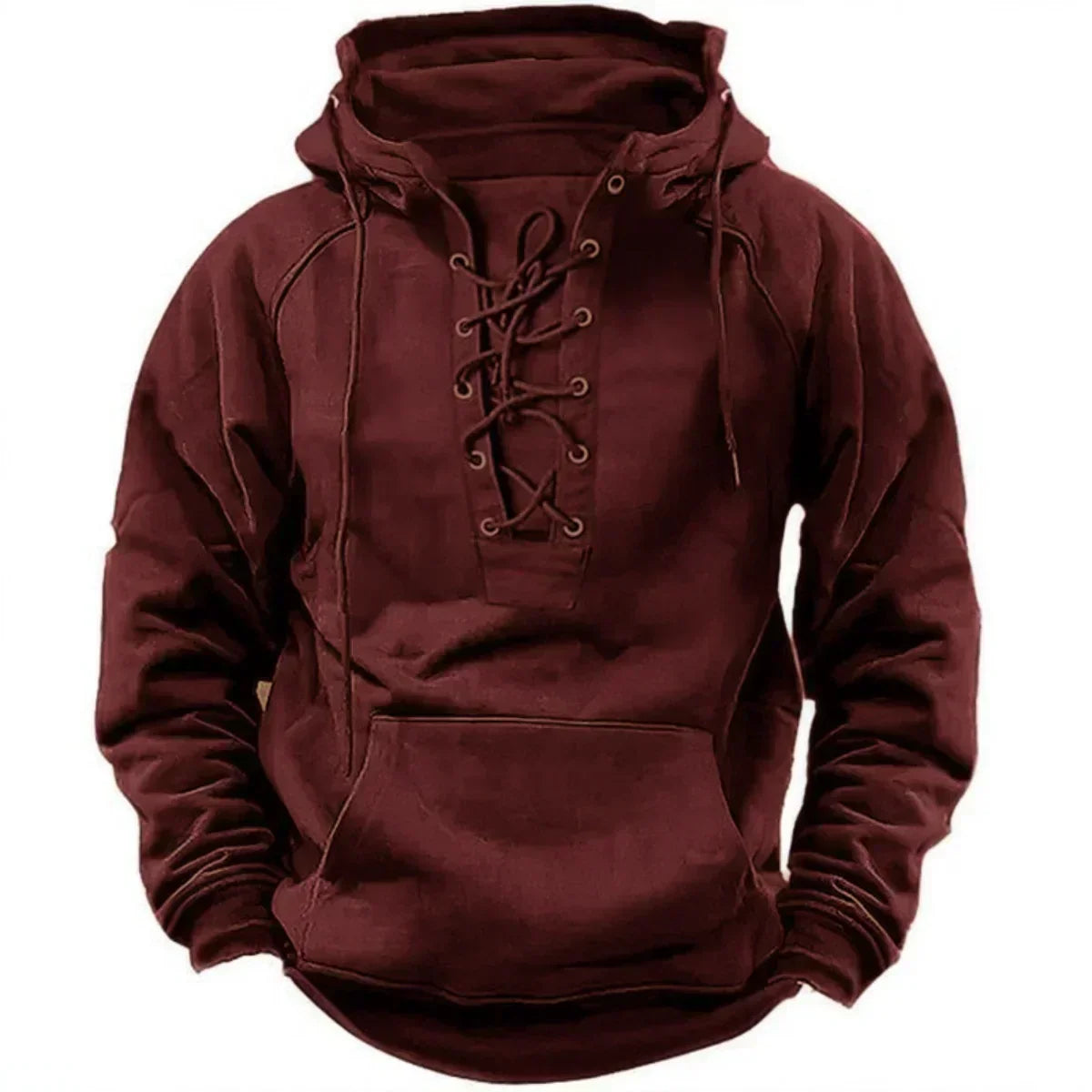 Dumont – Sportieve hoodie met veterdetail