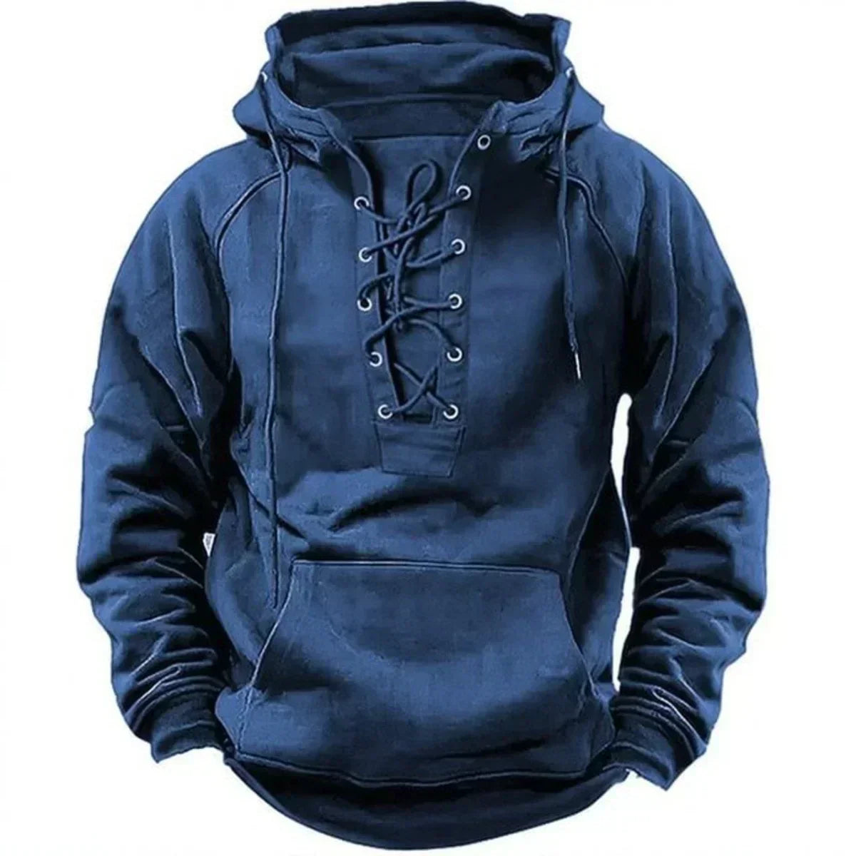 Dumont – Sportieve hoodie met veterdetail