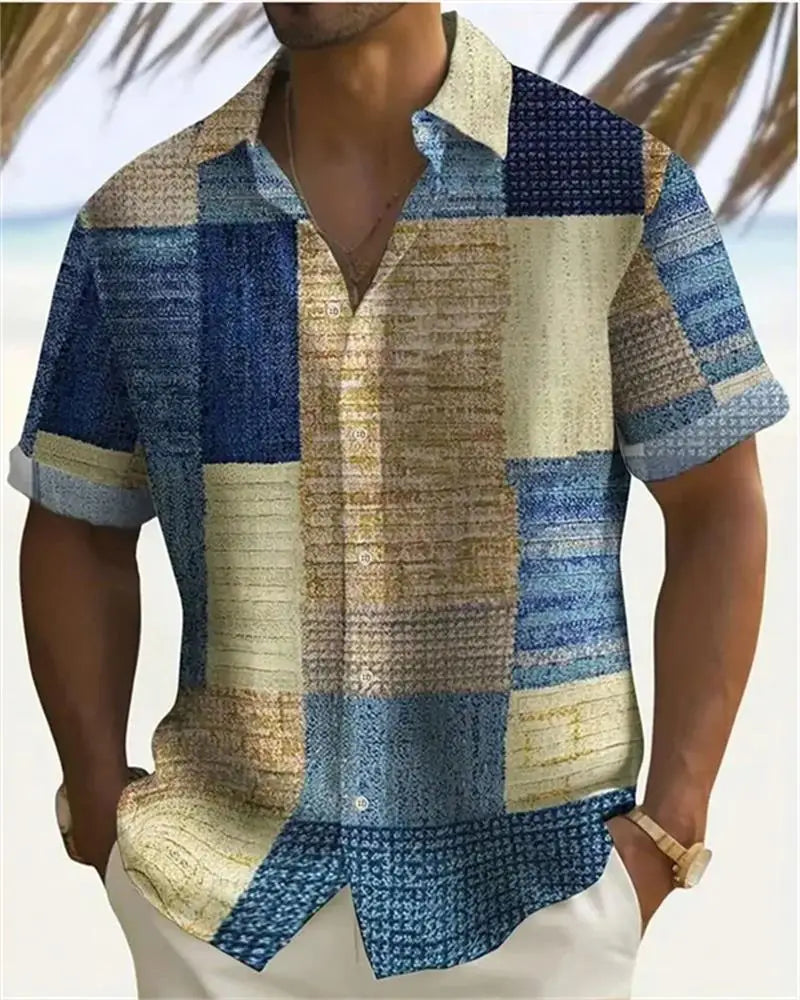 Fred™ MULTIKLEUR POLO IN MODERNE STIJL