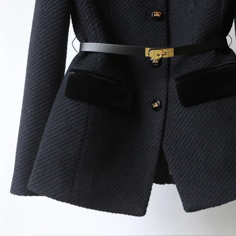 Beatrice Wollen Jas | Tijdloze Elegantie