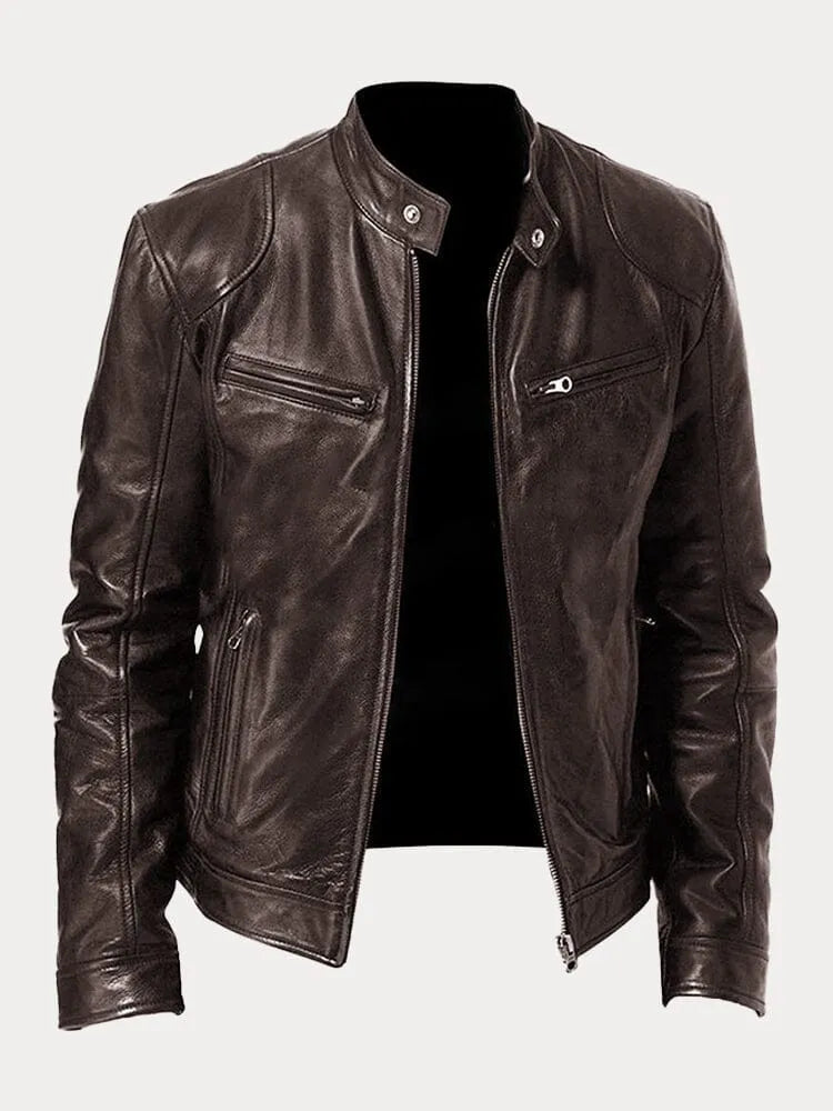 Tobias™ - Casual leren jack