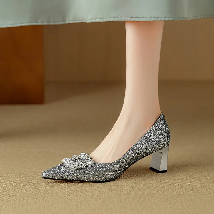 Gloria Glitter Mary Janes