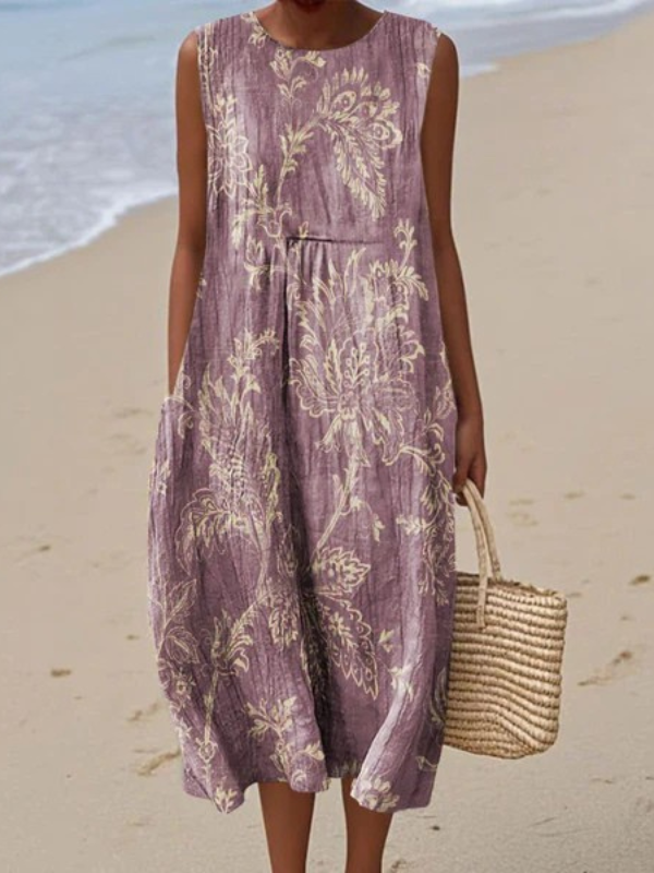 Celine - Alltags-Zomer Midi-jurk