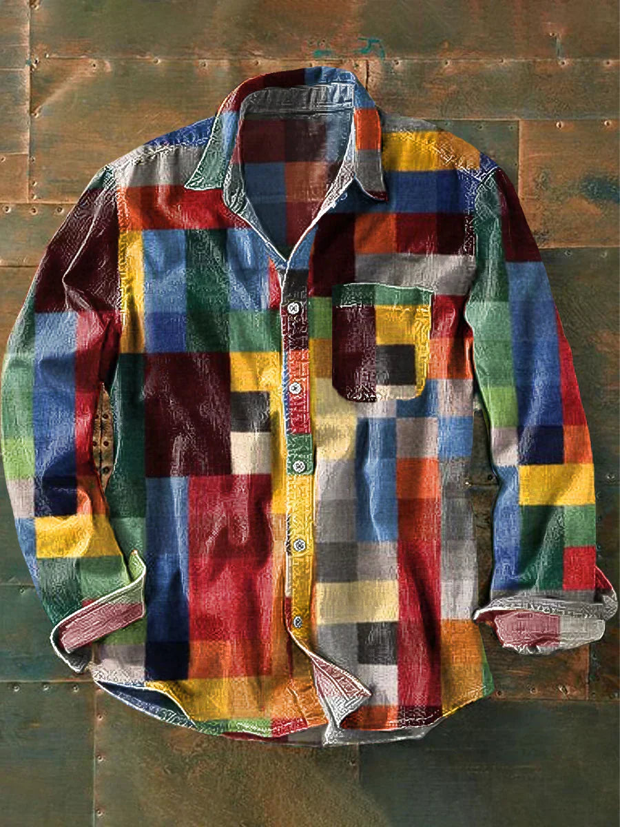 Mathias | Shirt met lange mouwen en zak