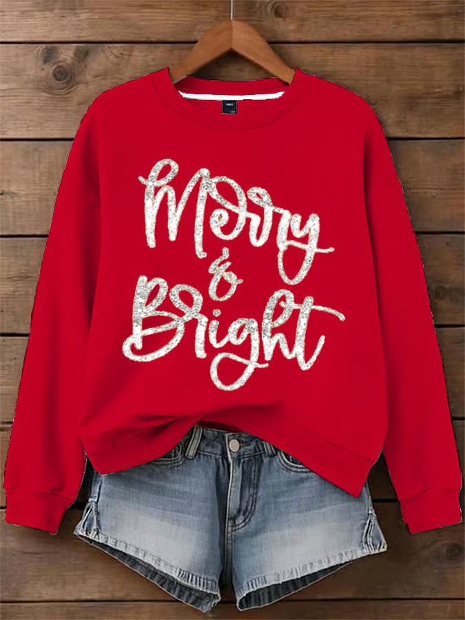 Ruby – Trui met sprankelende print